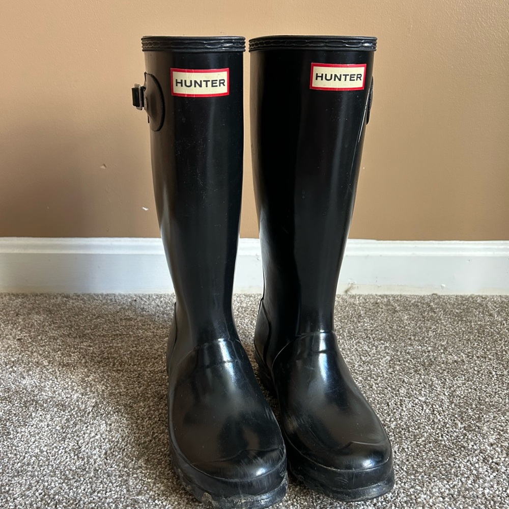 Hunter Classic Black Tall Boots